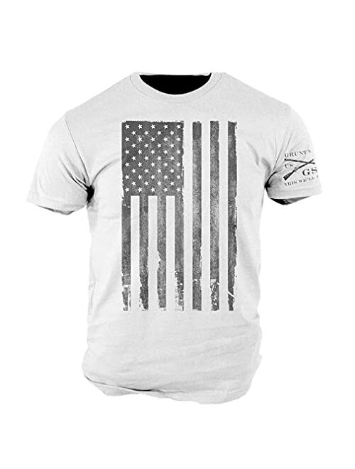 Grunt Style America Patriotic Flag Men’s Shirt