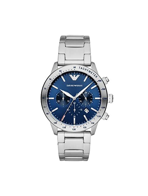 Emporio Armani Men's Automatic Stainless Steel Bracelet Watch 43mm