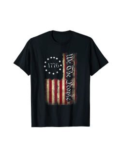 The Patriotic Corner 1776 We The People Patriotic American Constitution T-Shirt