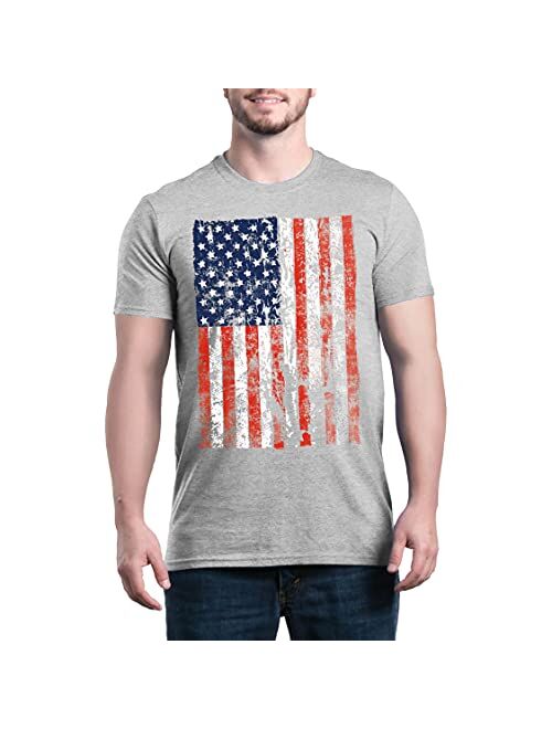 shop4ever United States of America Flag T-Shirt USA Flag Shirts