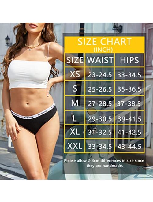 Shawntoo 10 Pack Women's Cotton Underwear ladies Sexy Bikini Panties Soft Stretch Hipster Underwears for women XS-XXL