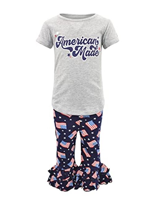 Unique Baby Girls 2 Piece 4th of July Outfits