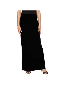 Women's Long Dress Skirt with Fishtail (Regular and Plus Sizes)