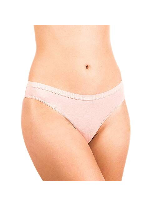 Alyce Ives Intimates Alyce Intimates Women’s Cotton Thong Panties, 12 Pack