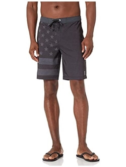 Men's Phantom-Patriots Cheers USA Flag 20"-Boardshorts