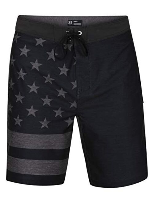 Hurley Men's Phantom-Patriots Cheers USA Flag 20"-Boardshorts