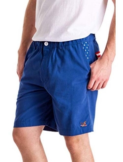 Men's USA Patriotic Shorts - American Flag Pockets Shorts for 4th of July