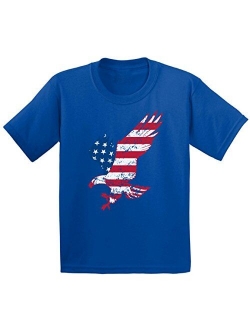 Youth USA Flag Eagle Patriotic Youth Kids T Shirt Tops Independence Day Gift 4th of July