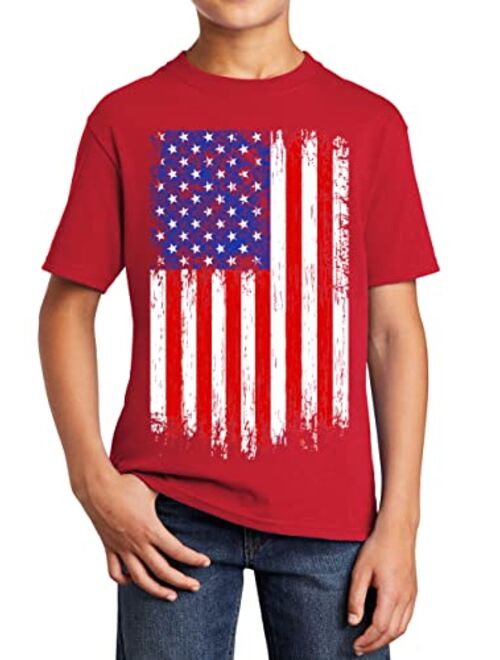 Neenonex American Flag Patriotic USA Stylish Print Graphic T-Shirt Gift Youth T-Shirt