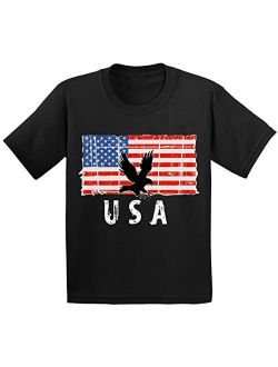 Eagle USA Toddler Shirt Proud American US Patriotic Kids T Shirt USA Kids