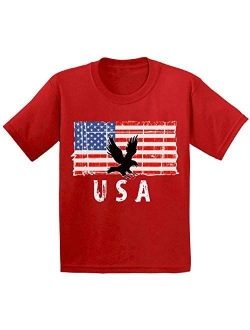 Eagle USA Toddler Shirt Proud American US Patriotic Kids T Shirt USA Kids