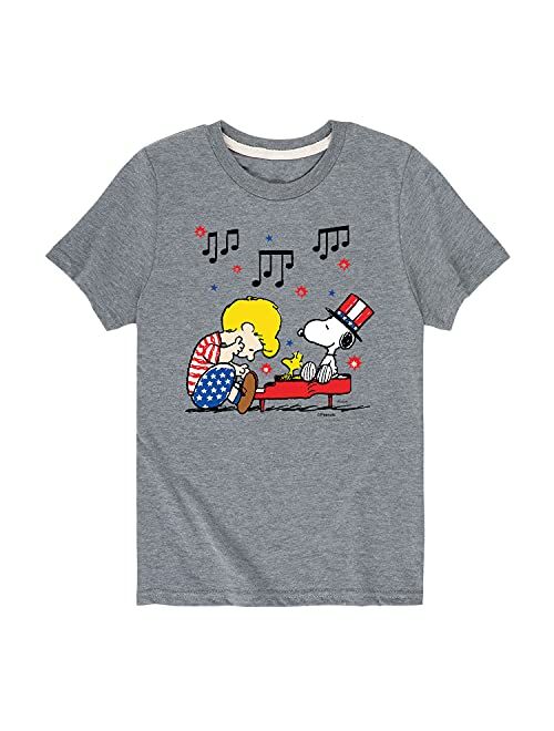 Peanuts - USA Americana Red White and Blue - Kids T-Shirt - Toddler and Youth Sizes