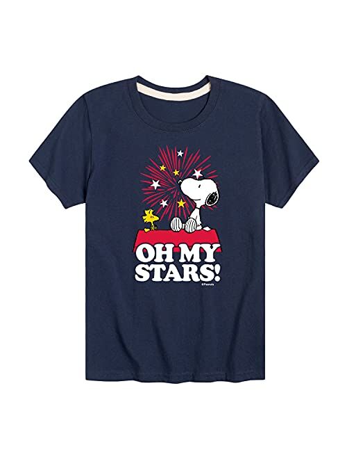 Peanuts - USA Americana Red White and Blue - Kids T-Shirt - Toddler and Youth Sizes