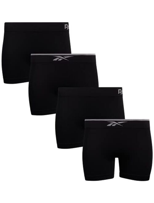 Reebok Women’s Underwear – Performance Seamless Boyshorts (4 Pack)