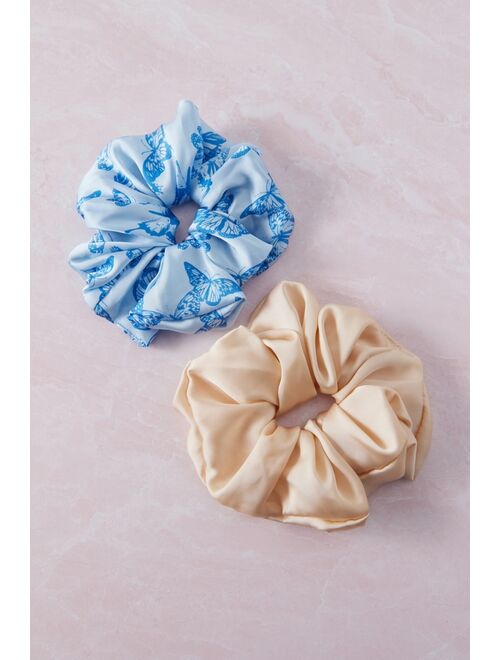 Sarah Satin Scrunchie Set