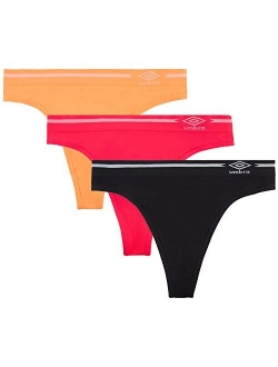 Women's Seamless Thong Panties 3-Pack - Assorted Colors