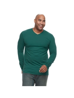 Big & Tall Apt. 9 Premier Flex Classic-Fit Stretch V-Neck Tee