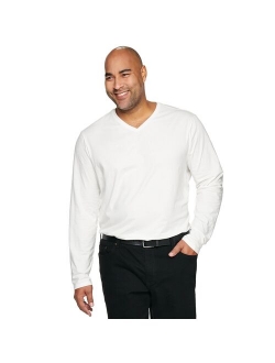 Big & Tall Apt. 9 Premier Flex Classic-Fit Stretch V-Neck Tee