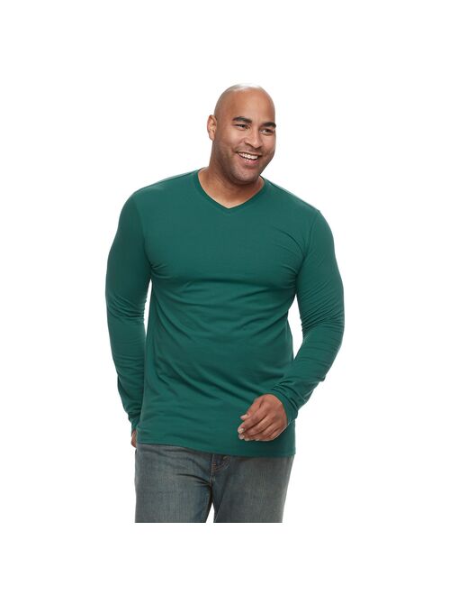 Big & Tall Apt. 9® Premier Flex Classic-Fit Stretch V-Neck Tee