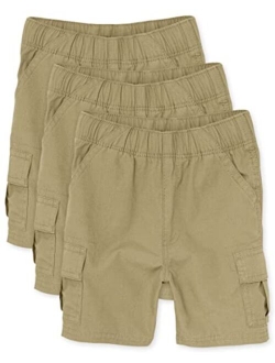 Single and Toddler Boys Pull on Cargo Shorts