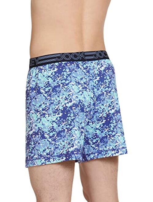 Jockey Men's Underwear Active Microfiber 4.5" Boxer