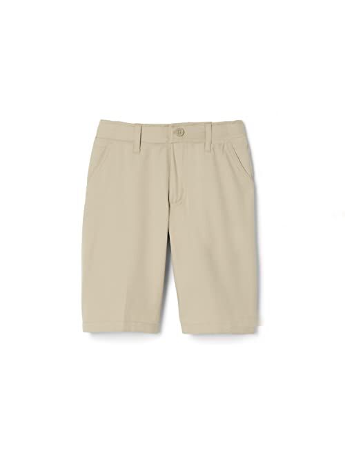 French Toast Boys' Big Flat Front Performance Stretch Short