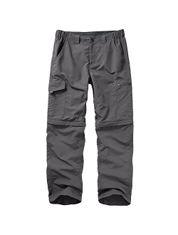 linlon KidsCargo Pants, Youth Boys' Hiking Pants, Casual Outdoor Quick Dry Boy Scout Uniform Trial Pants Trousers