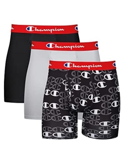 Men's Lightweight & Breathable Stretch Boxer Brief (Pack of 3)