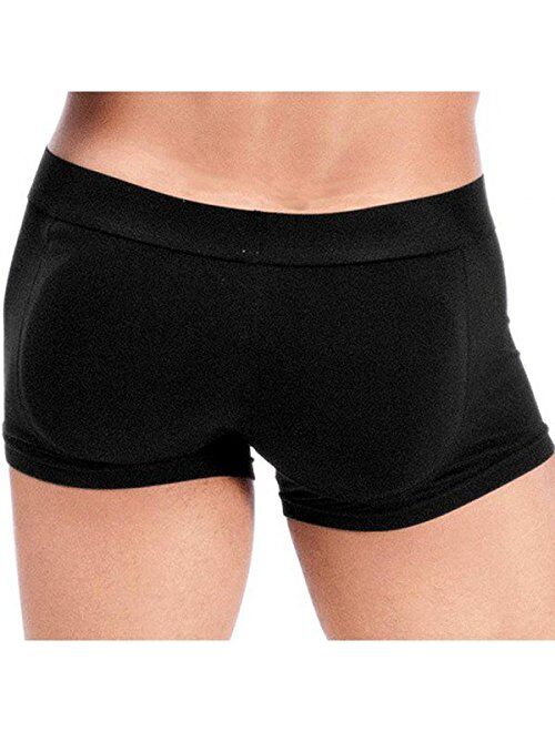 Rounderbum | Mens Underwear - Mens Boxer Briefs | Boxers For Men with Butt Lifter and Slim Effect - Body Shaper Underwear