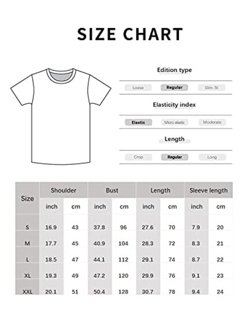 QUALFORT Men's Bamboo T-Shirt