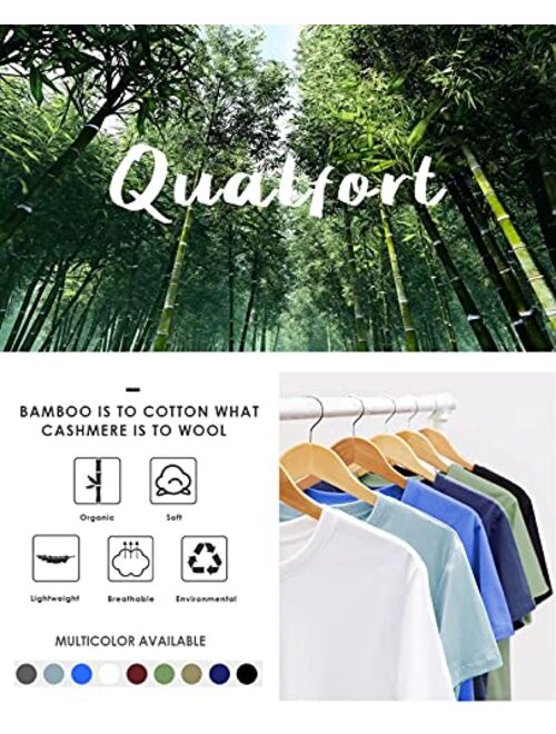 QUALFORT Men's Bamboo T-Shirt