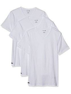 Men's Essentials 3 Pack 100% Cotton Slim Fit V-Neck T-Shirts