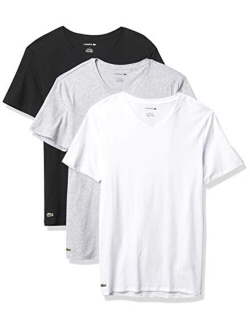 Men's Essentials 3 Pack 100% Cotton Slim Fit V-Neck T-Shirts