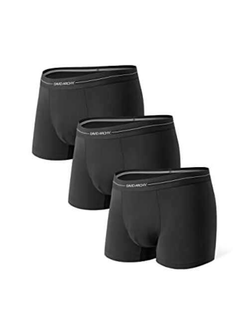 Buy DAVID ARCHY Men's Pouch Underwear Micro Modal Boxer Briefs ...