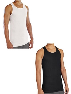 Men's Premium Tag-Free Cotton Undershirts (Regular and Big & Tall)