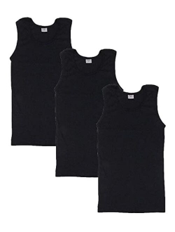 Falari 3 Pack Men's A-Shirt Tank Top Gym Workout Undershirt (Slim & Muscle Fit ONLY)