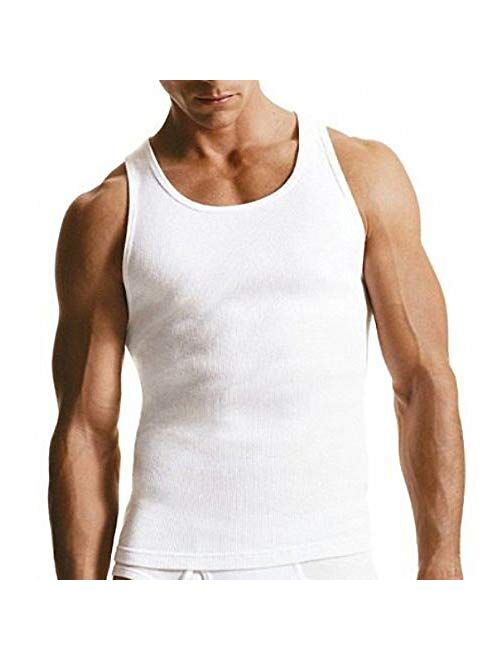 Falari 3 Pack Men's A-Shirt Tank Top Gym Workout Undershirt (Slim & Muscle Fit ONLY)