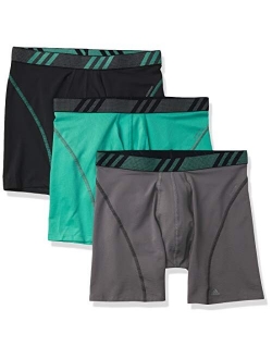 Men's Sport Performance Mesh Boxer Brief Underwear (3-Pack)