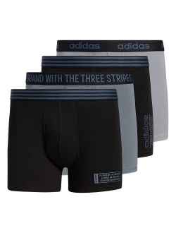 Men's Core Stretch Cotton Trunk Underwear (4-Pack)