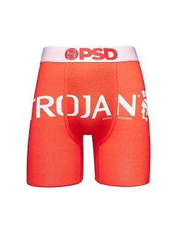 PSD Underwear Men's Stretch Elastic Wide Band Boxer Brief Underwear - Pack Pack