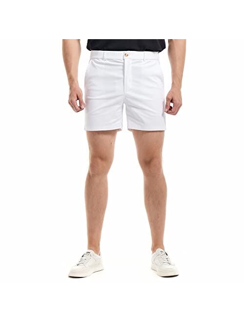 AIMPACT Mens Sweat Workout Shorts 5 Inch Inseam Casual Athletic Jogger Short Shorts for Men