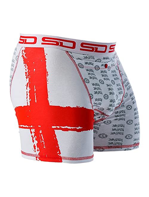 Smuggling Duds Men's Stash Boxer Brief Shorts - Pickpocket Proof Travel Secret Pocket Underwear