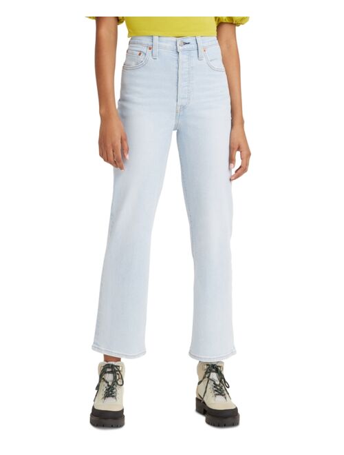 Levi's Women's Ribcage Straight Ankle Jeans in Short Length