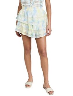 Women's Ruffle Mini Skirt