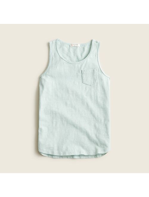 J.Crew Girls' solid pocket tank top