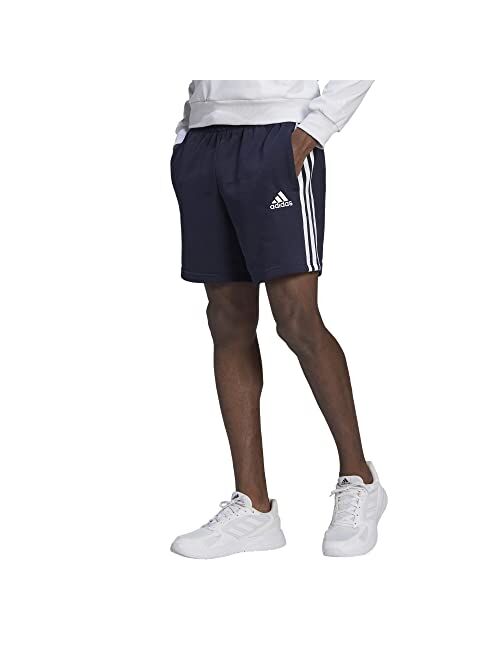 adidas Men's Essentials French Terry 3-Stripes Shorts