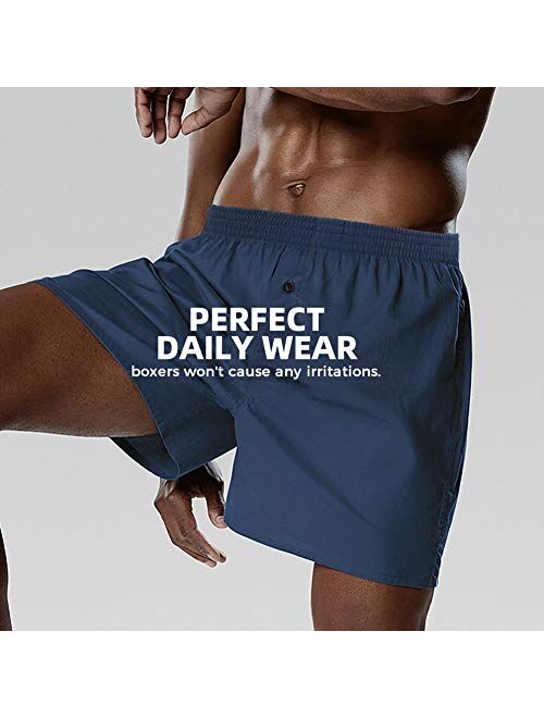 5Mayi Mens Underwear Boxers Cotton Underwear Mens Boxers for Men Pack S M L XL XXL