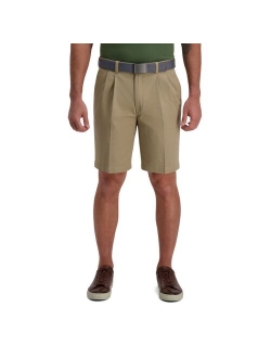 Straight-FitPleated Comfort Chino Shorts