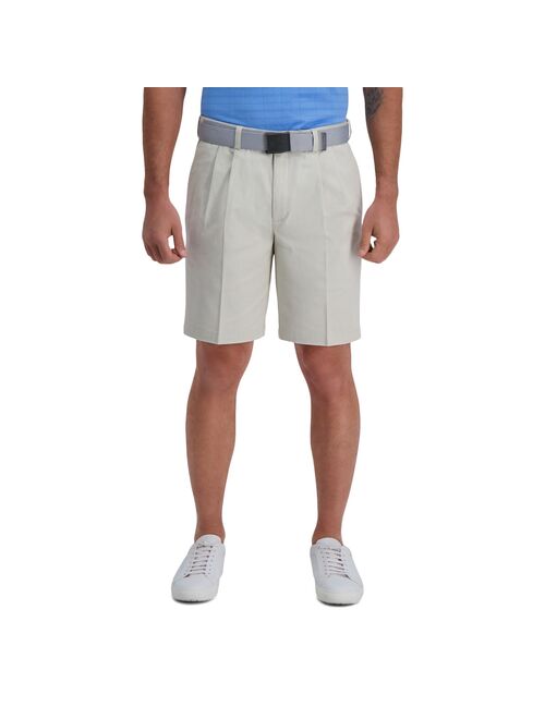 Men's Haggar® Straight-Fit Pleated Comfort Chino Shorts