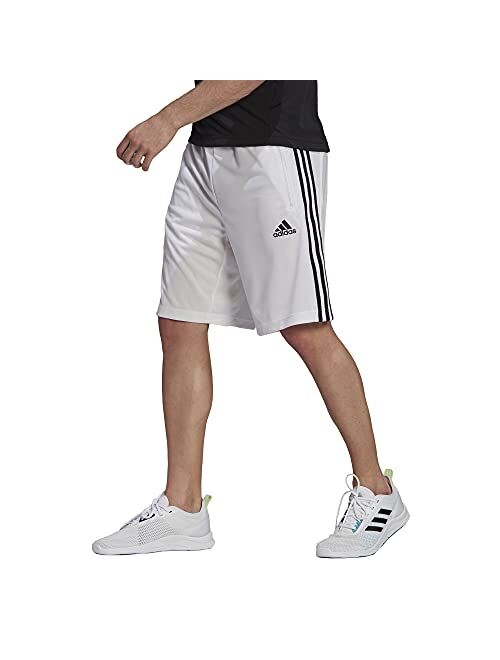 adidas Men's Designed 2 Move 3-Stripes Primeblue Shorts